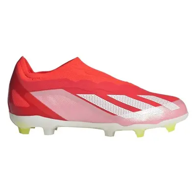 adidas X CRAZYFAST ELITE LACELESS FG J Gyerek futballcipő, piros, méret