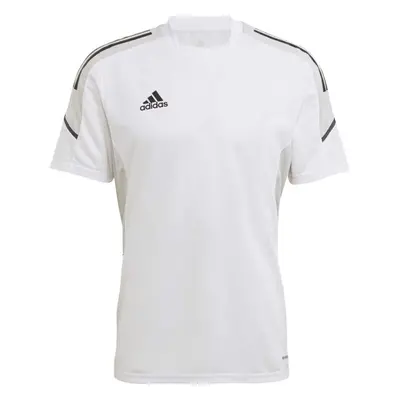 adidas CONDIVO21 TRAINING JERSEY Férfi futballmez, fehér, méret