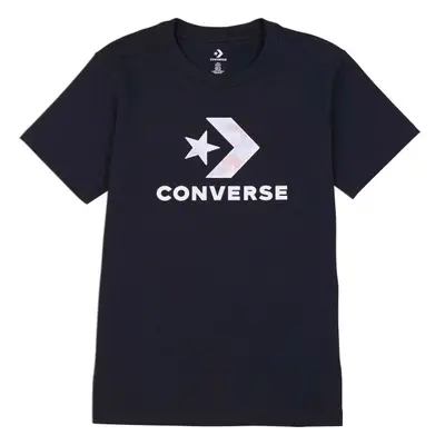 Converse SEASONAL STAR CHEVRON SS TEE Női póló, fekete, méret