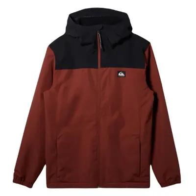 Quiksilver OVERCAST 3K WARM JACKET Férfi kabát, bordó, méret