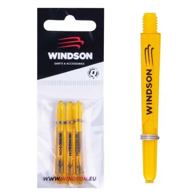 Windson NYLON SHAFT SHORT KS Nejlon darts szár készlet, sárga, méret