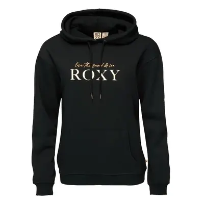 Roxy SURF STOKED HOODIE BRUSHED Női pulóver, fekete, méret