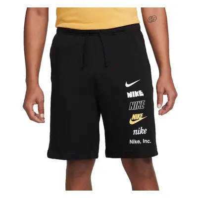 Nike CLUB+ FT SHORT MLOGO Férfi rövidnadrág, fekete, méret