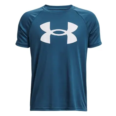 Under Armour TECH BIG LOGO SS Fiú póló, sötétkék, méret