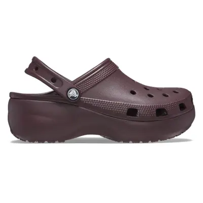 Crocs CLASSIC PLATFORM CLOG W Női papucs, bordó, méret 41/42