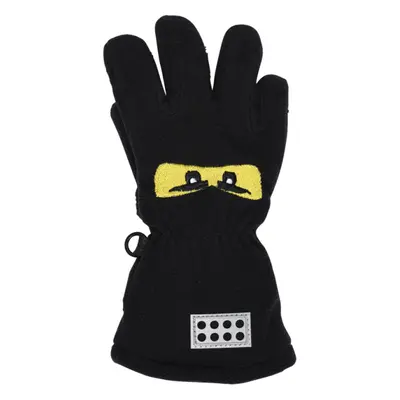 LEGO® kidswear LWASMUS GLOVES Fiú ötujjas kesztyű, fekete, méret