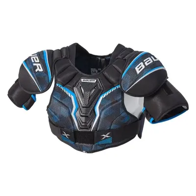 Bauer X SHOULDER PAD SR Vállvédő, fekete, méret