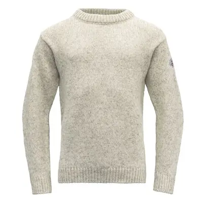 Devold NANSEN WOOL SWEATER Férfi pulóver, bézs, méret