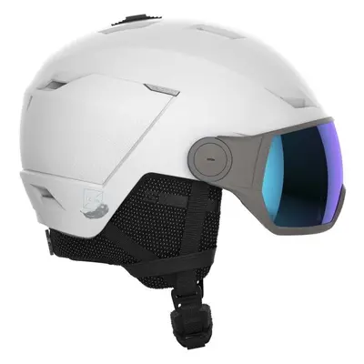 Salomon ICON LT VISOR Női sísisak, fehér, méret