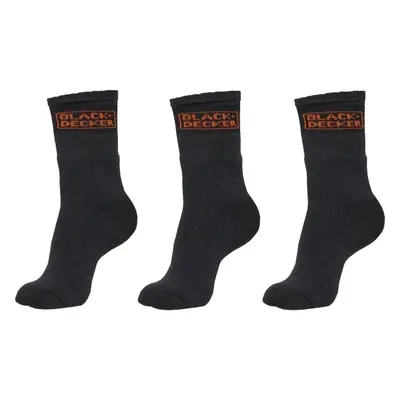 BLACK & DECKER SOCKS TECH Férfi zokni, sötétszürke, méret