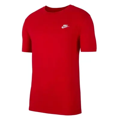 Nike SPORTSWEAR CLUB Férfi póló, piros, méret