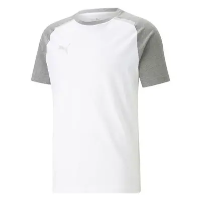 Puma TEAMCUP CASUALS TEE Futballpóló, fehér, méret