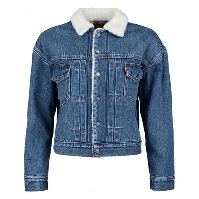 Levi's® NEW HERITAGE SHERPA Női farmerkabát, sötétkék, méret