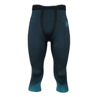 Odlo BLACKCOMB ECO Férfi háromnegyedes funkcionális leggings, sötétkék, méret