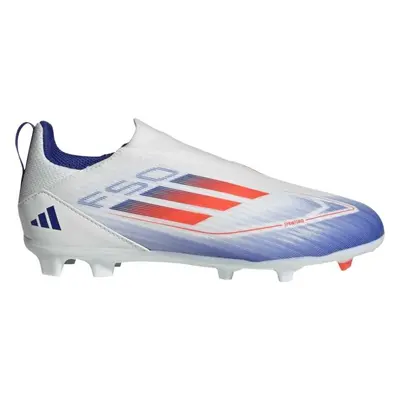 adidas F50 LEAGUE LL FG/MG J Gyerek futballcipő, fehér, méret