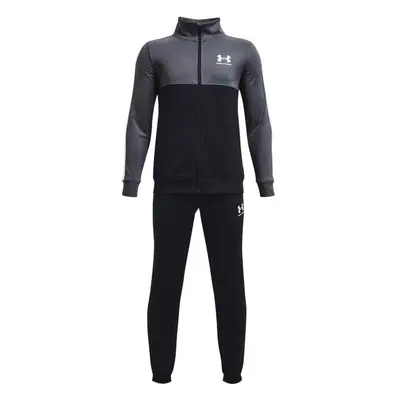 Under Armour CB KNIT TRACK SUIT Fiú melegítő szett, fekete, méret