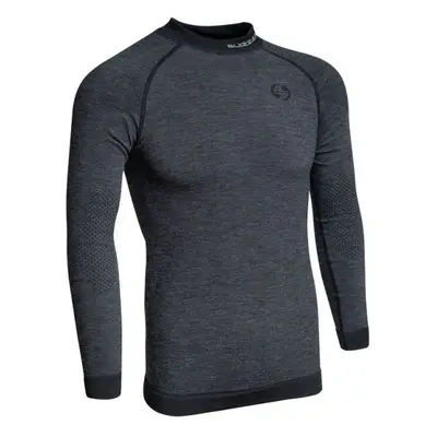 Blizzard MENS LONG SLEEVE WOOL Férfi funkcionális Merino póló, sötétszürke, méret