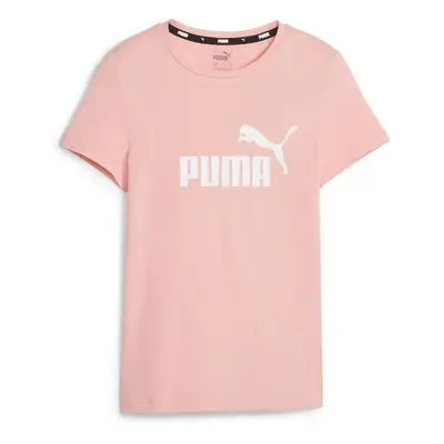 Puma ESS LOGO TEE G Lány póló, rózsaszín, méret