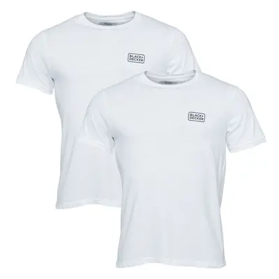 BLACK & DECKER T-SHIRT Férfi felső, fehér, méret