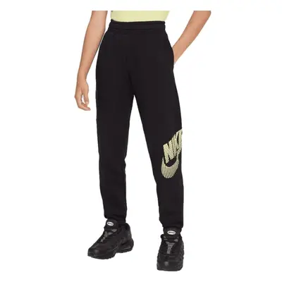 Nike NSW FLC OS PANT DNC Lány melegítőnadrág, fekete, méret