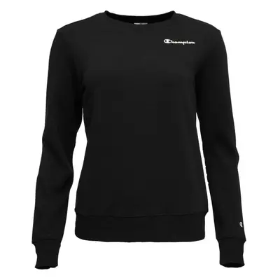 Champion CREWNECK SWEATSHIRT Női pulóver, fekete, méret