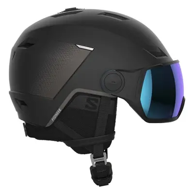 Salomon PIONEER LT VISOR Férfi sísisak, fekete, méret