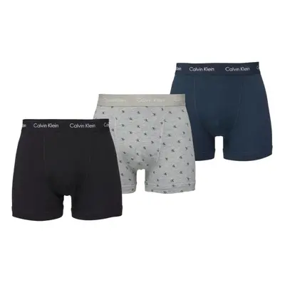 Calvin Klein PACK TRUNKS - STRETCH Férfi boxeralsó, mix, méret