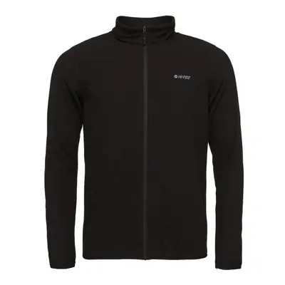 Hi-Tec DAMIS FLEECE FULL ZIP Férfi pulóver, fekete, méret