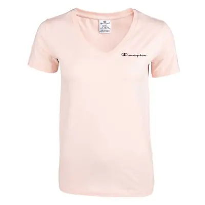 Champion V-NECK T-SHIRT Női póló, rózsaszín, méret