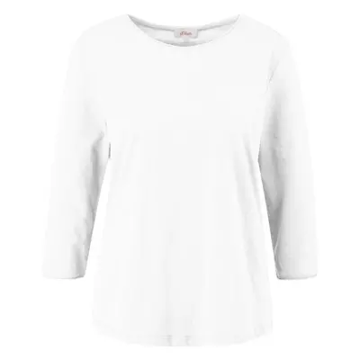 s.Oliver RL JERSEY TOP NOOS Póló, fehér, méret