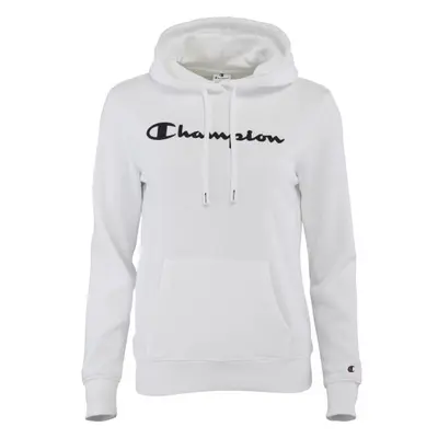 Champion HOODED SWEATSHIRT Női pulóver, fehér, méret