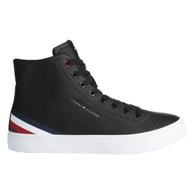 Tommy Hilfiger TH HI VULC CORE LTH Férfi teniszcipő, fekete, méret