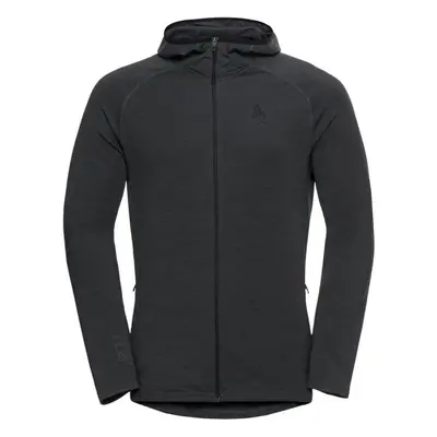 Odlo ASCENT PW MID LAYER HOODY Férfi pulóver, sötétszürke, méret