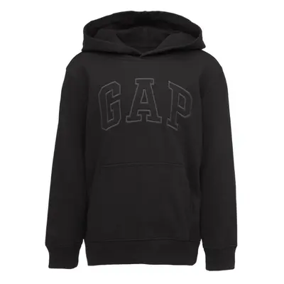 GAP FRENCH TERRY LOGO Fiú pulóver, fekete, méret