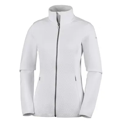 Columbia ROFFE RIDGE FULL ZIP FLEECE Női plüss felső, fehér, méret