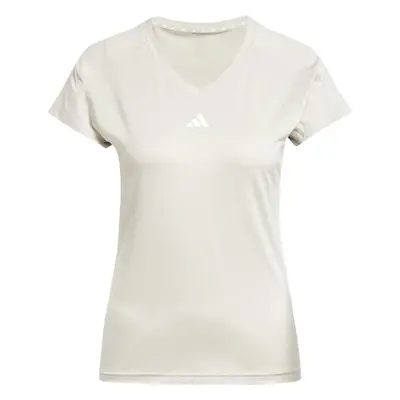 adidas TRAIN ESSENTIALS TEE Női edzőpóló, bézs, méret