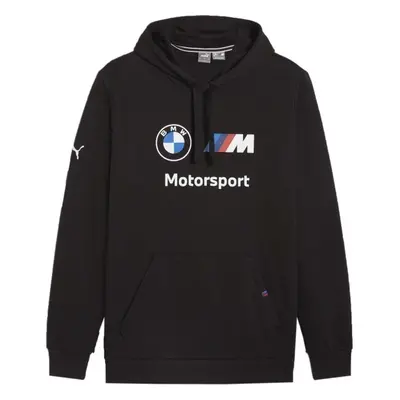 Puma BMW MOTORSPORT ESSENTIALS HOODIE Férfi pulóver, fekete, méret