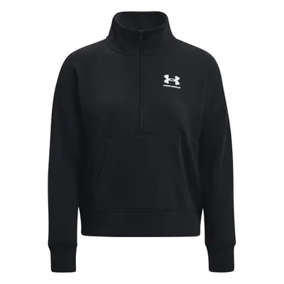 Under Armour RIVAL FLEECE HZ Női fleece pulóver, fekete, méret