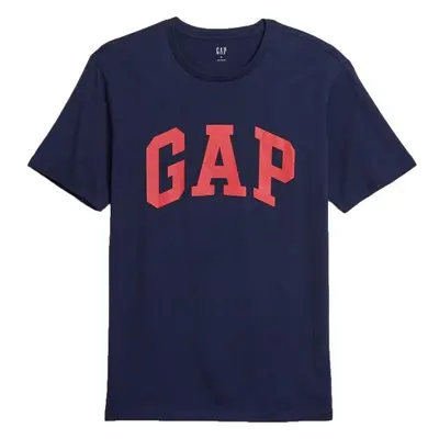 GAP V-BASIC LOGO T Férfi póló, sötétkék, méret