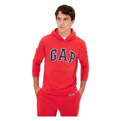 GAP XLS FT ARCH PO HD Férfi pulóver, piros, méret