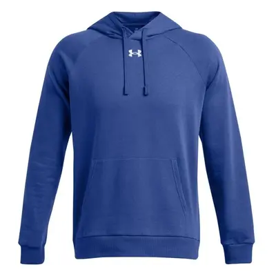 Under Armour RIVAL FLEECE HOODIE Férfi pulóver, kék, méret