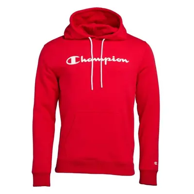 Champion AMERICAN CLASSICS HOODED SWEATSHIRT Férfi pulóver, piros, méret