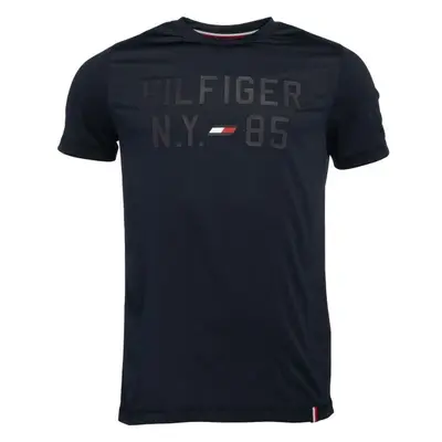 Tommy Hilfiger GRAPHIC S/S TRAINING TEE Férfi póló, sötétkék, méret