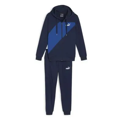 Puma POWER TRACKSUIT TR Férfi melegítő szett, sötétkék, méret