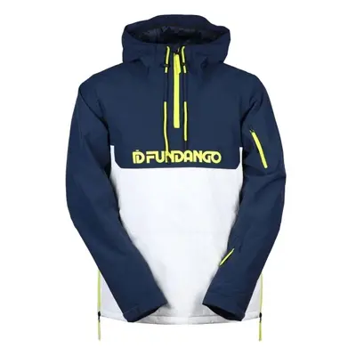 FUNDANGO BURNABY LOGO ANORAK Férfi sí/snowboard dzseki, fehér, méret