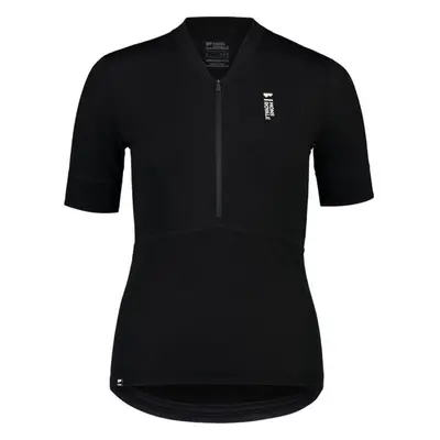 MONS ROYALE CADENCE HALF ZIP Női funkcionális kerékpáros mez, fekete, méret