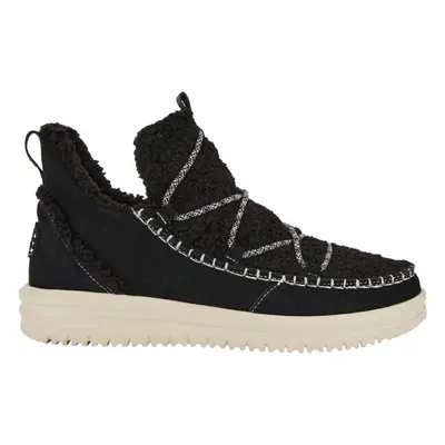 HEY DUDE CAMDEN SUEDE COZY Női cipő, fekete, méret