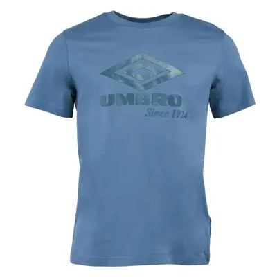 Umbro LARGE LOGO TEE Férfi póló, kék, méret