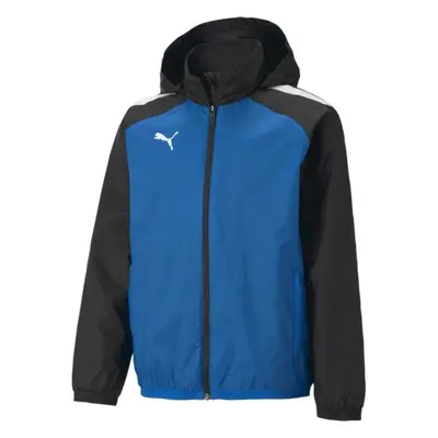 Puma TEAMLIGA ALL WEATHER JKT JR Fiú kabát, kék, méret