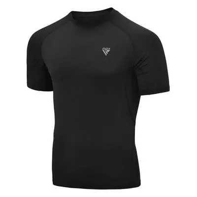 RDX T15 RASH GUARD Férfi póló sportoláshoz, fekete, méret